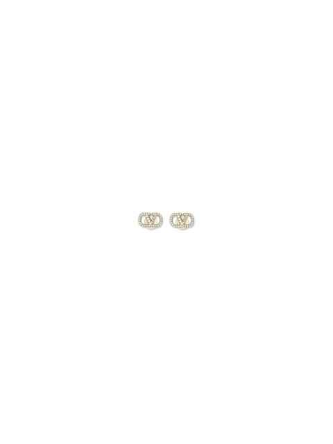 Valentino Valentino Garavani Vlogo Signature Earrings Gold