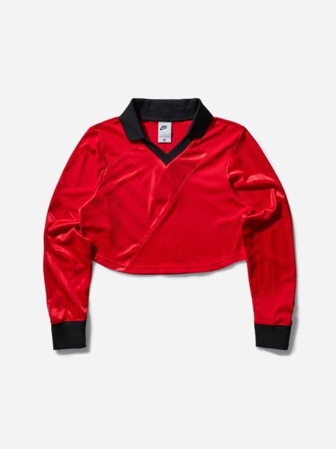 Nike Women's Cropped Longsleeve Jersey University Red