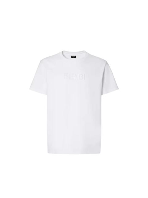 FENDI Fendi White T-Shirts & Vests - T-Shirts Men