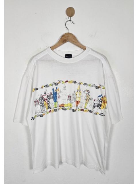 VERSACE JEANS COUTURE Vintage Versace Jeans Couture Clown art parade shirt