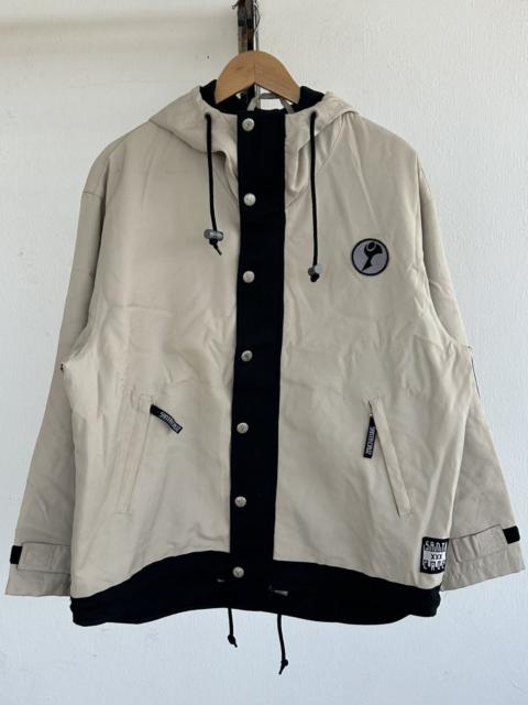 Other Designers Santa Cruz Skateboards - Santa Cruz Snowboard Jacket Vintage Beige