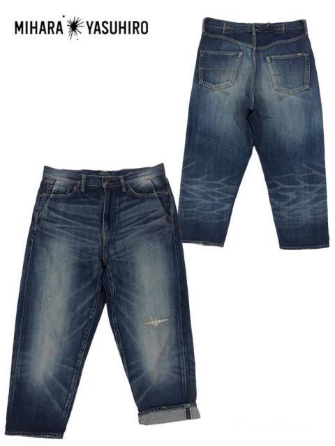 Other Designers Vintage Miharayasuhiro Distress Selvedge Cropped Jeans