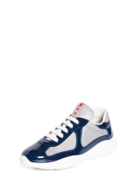 Prada Prada America's Cup Sneaker in Blue/Grey at Nordstrom