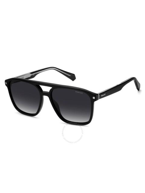 Polaroid - Polaroid Polarized Grey Shaded Browline Men's Sunglasses PLD 2118/S/X 0807/WJ 57
