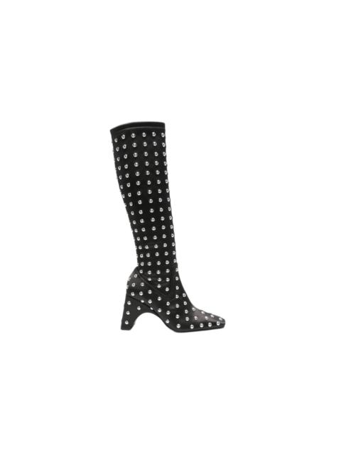 COPERNI STUDDED BRIDGE STRETCH BOOTS (BLACK/SILVER)