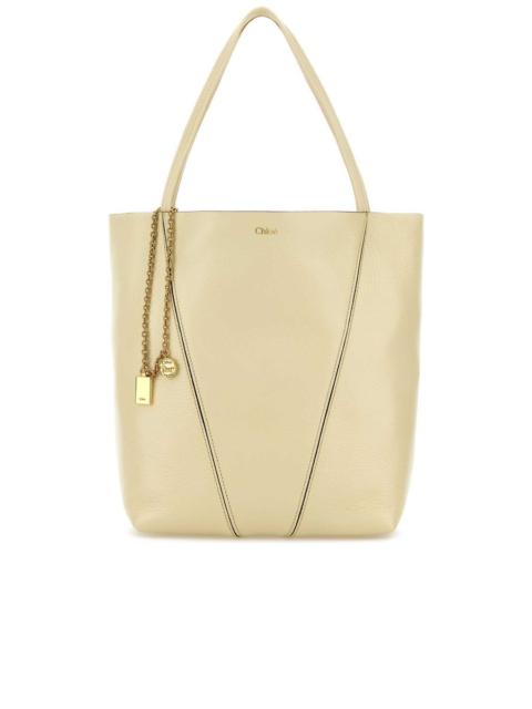 Chloé Chloé Spin Tote Bag in Grained Leather