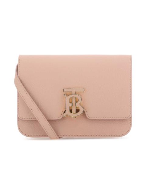 Burberry Pink Leather Small Tb Crossbody Bag