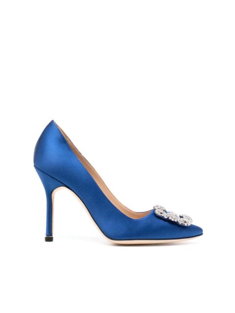 Hangisi satin pumps