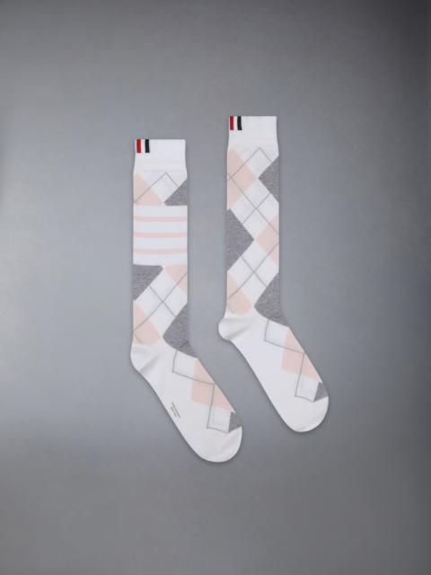 Thom Browne ARGYLE 4-BAR MID CALF SOCKS