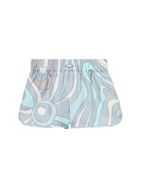 Marmo-print shorts