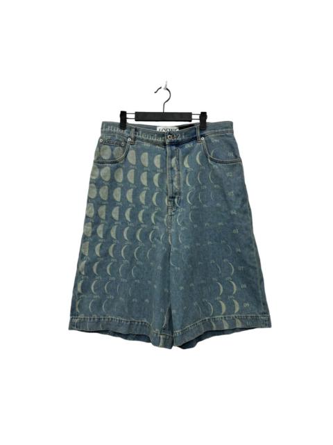 Loewe Loewe Moon Phase Denim Shorts