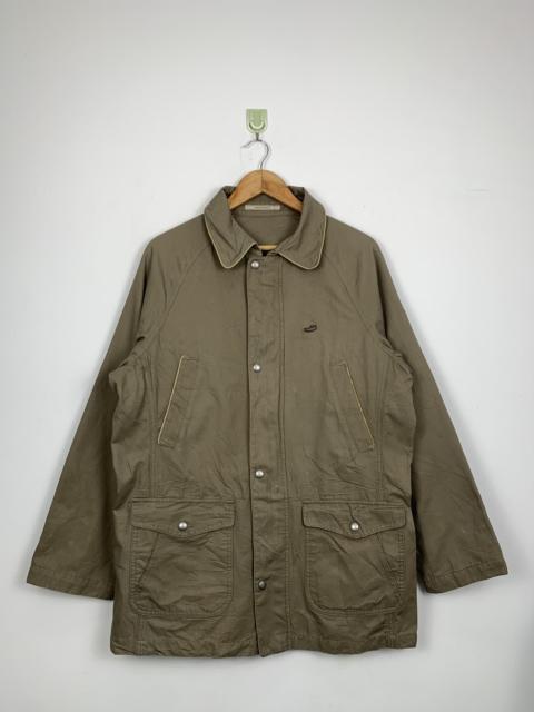 Other Designers Japanese Brand - Vintage CROCODILE Khaki Multi Pocket Long Jacket J0597