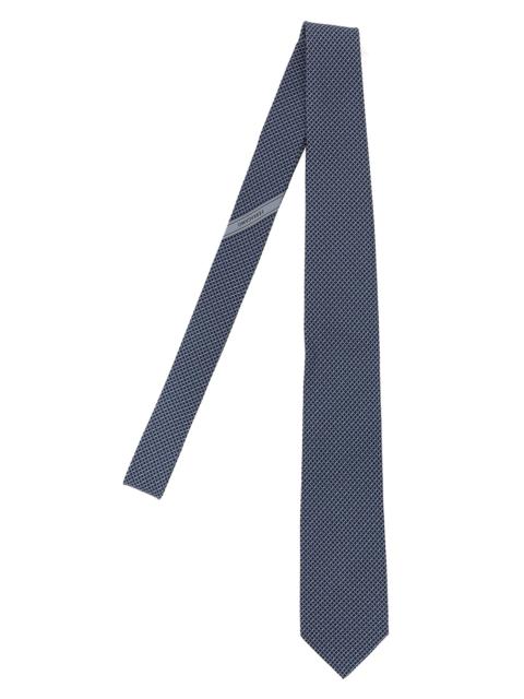 FERRAGAMO 'Gancini' print tie