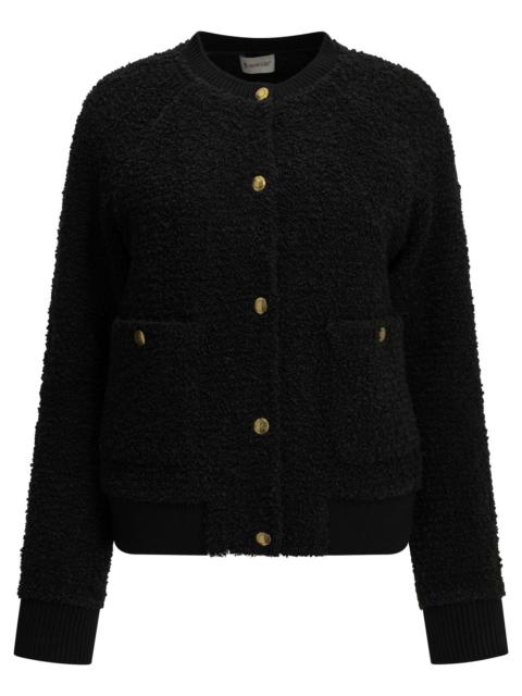 Moncler Moncler Wool-blend Cardigan Black Women