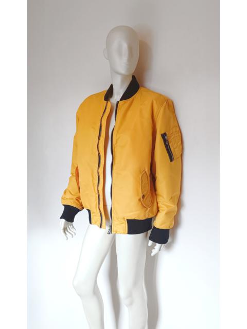 Other Designers ACY STYLE Long Sleeve Unisex Bomber Jacket in YELLOW