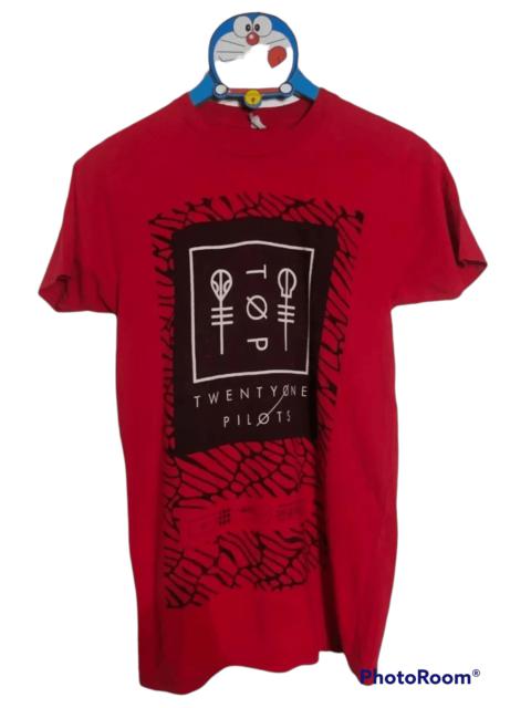 Other Designers Rock Band - Twenty One Pilots band t shirts RED