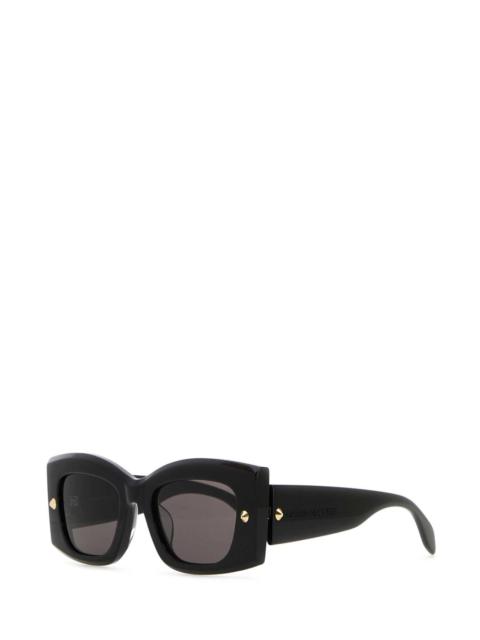 Alexander McQueen Alexander Mcqueen Women Black Acetate Sunglasses