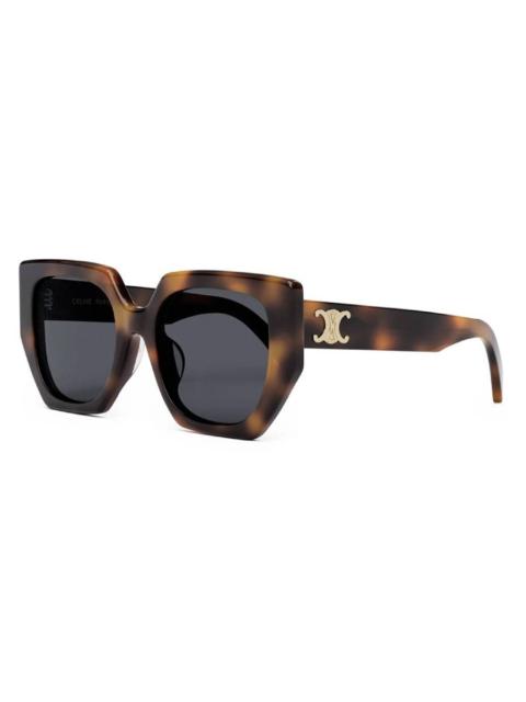 CELINE Celine Triomphe Grey Butterfly Ladies Sunglasses CL40239F 53A 55