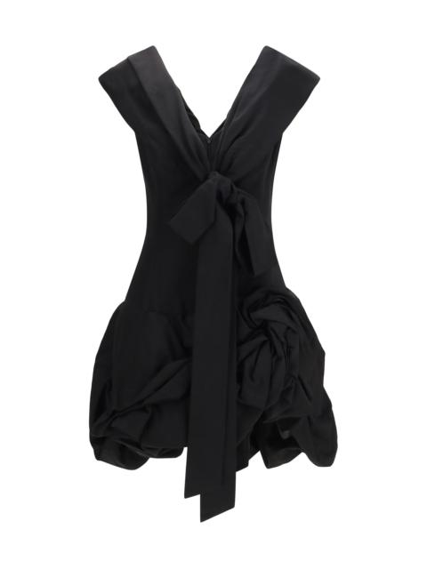 MAGDA BUTRYM Magda Butrym Women Midi Dress With Draped Shawl Collar