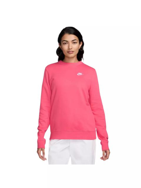 Nike Women's Club Fleece Crew - Aster Pink