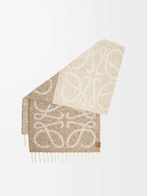Loewe Anagram scarf in alpaca and wool