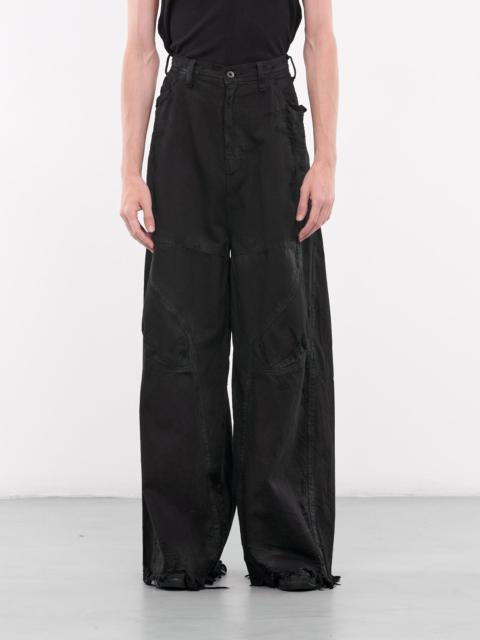 Distressed Wide Leg Trousers