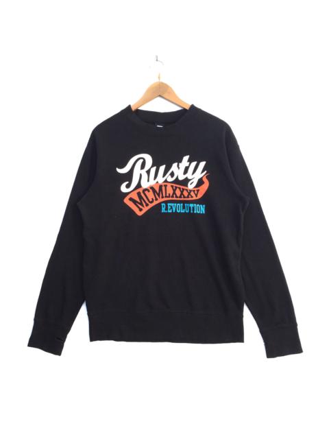 Other Designers Rusty - Rusty R.Evolution Big Logo Sweatshirt | L | Swag Hype Dope