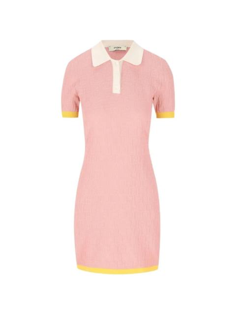FENDI `Color Block FF` Dress