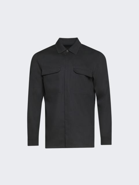Rick Owens Work Shirt Black