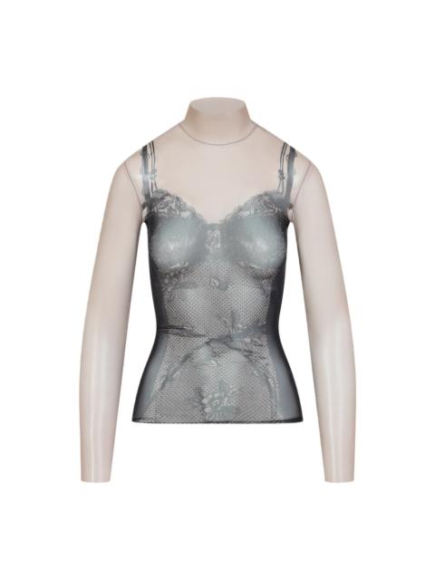 BALENCIAGA Trompe Oeil Lingerie Top
