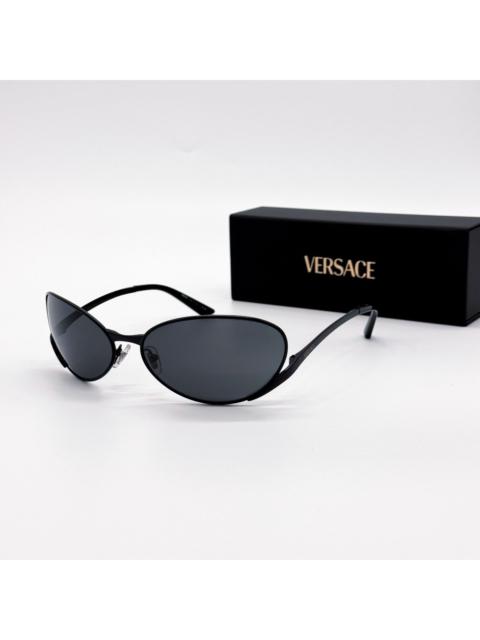 VERSACE New Versace VE2285 1436/87 Black Cat Eye Women Sunglasses
