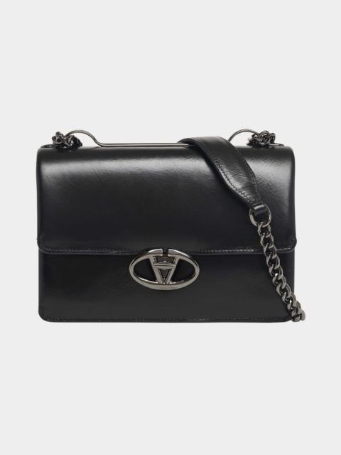 Small VLOGO Flap Leather Shoulder Bag