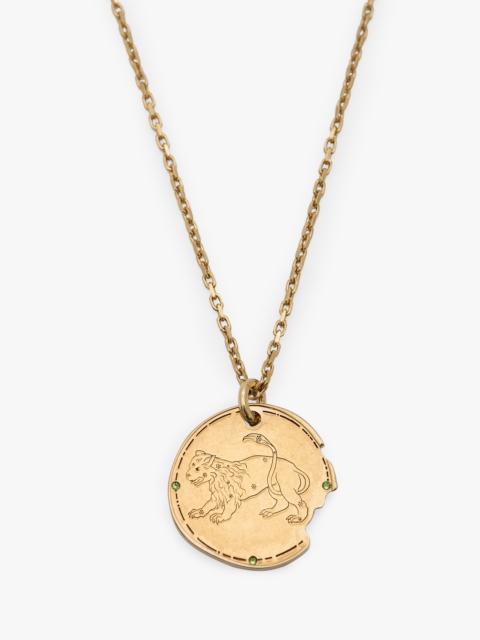 Victoria Beckham Leo Zodiac Necklace