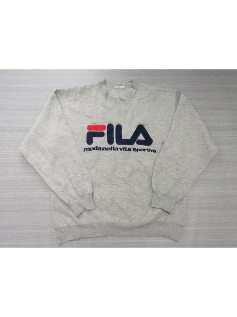 Other Designers Fila × Vintage - Vintage FILA Big Logo Spell Out Sweatshirt