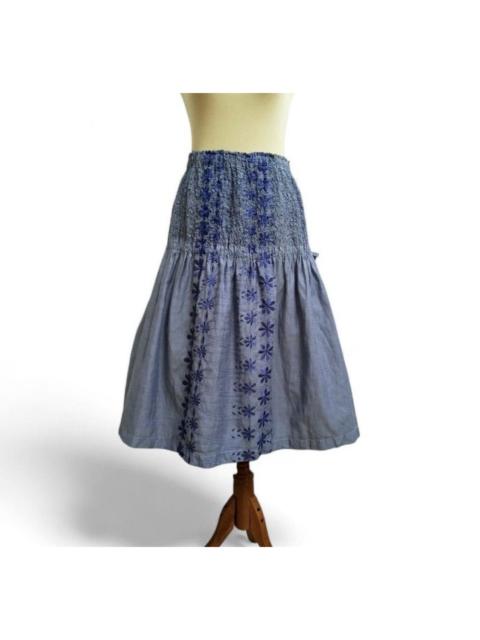 ISSEY MIYAKE Issey Miyake Me Cauliflower Pleated Floral Embriodery skirt