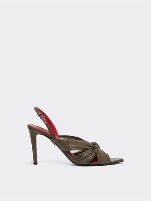 Ferrari Leather slingback sandal