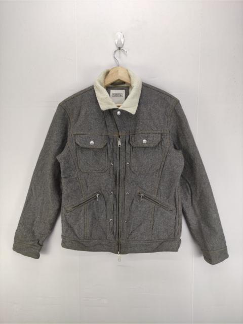 Other Designers Vintage RattleTrap Wool Jacket Zipper Lining Fleece