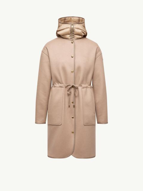 Moncler Bonreposse 3-in-1 Wool & Cashmere Long Down Jacket