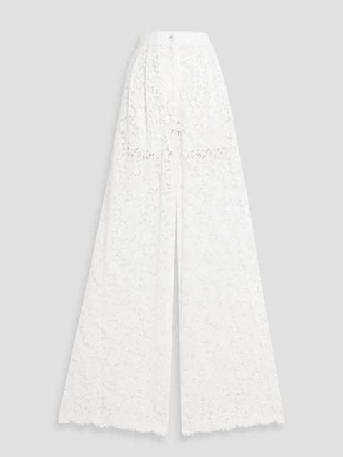 Dolce & Gabbana Corded lace wide-leg pants