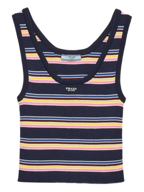 Prada striped tank top
