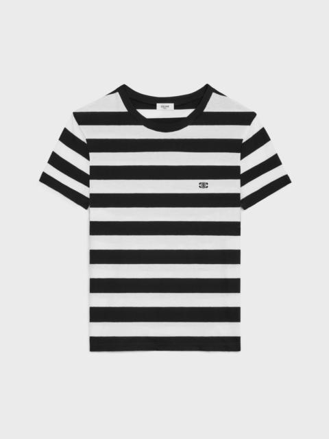 CELINE triomphe loose t-shirt in cotton jersey