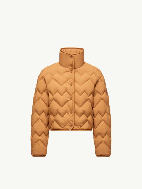 Moncler Senevee Heart-Quilted Short Down Jacket