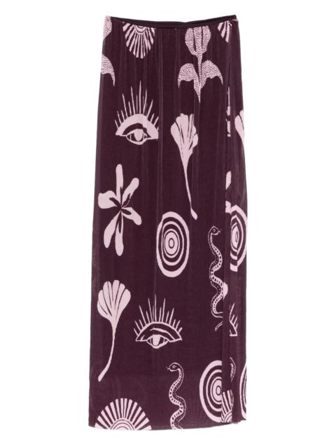 CALA de la CRUZ Vela high-waist maxi skirt