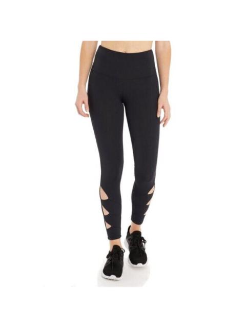 Other Designers Marika Calista Leggings Cut Outs Stretch Yoha pants Black SZ M NWT