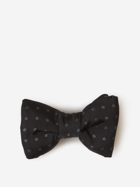 TOM FORD SILK POLKA DOTS BOW TIE
