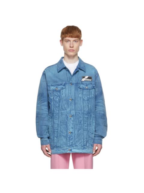 We11done Blue Denim Jacket