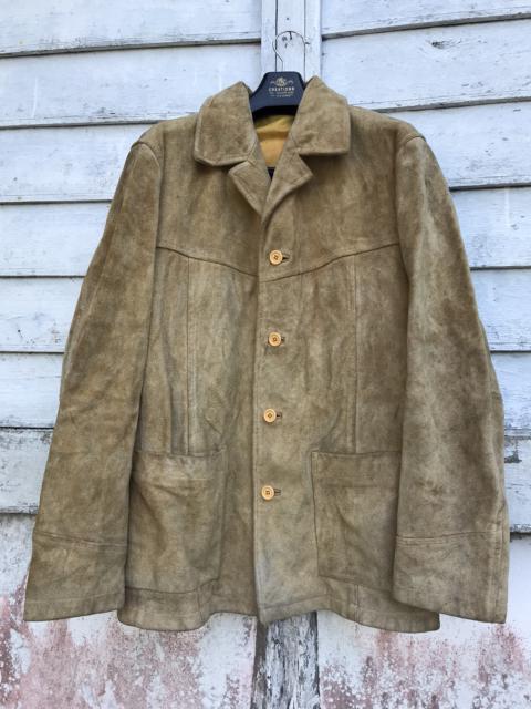 Other Designers Japanese Brand - New Concept Broner (NCB )Suede Leather Jacket