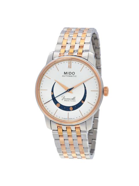 Mido - Mido Baroncelli Smiling Moon Automatic White Dial Men's Watch M0274072201001