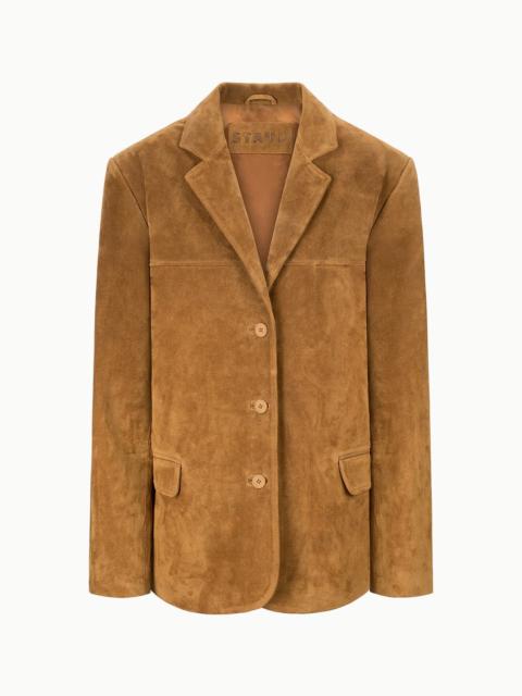 STAUD STAUD NATALIE SUEDE JACKET TAN