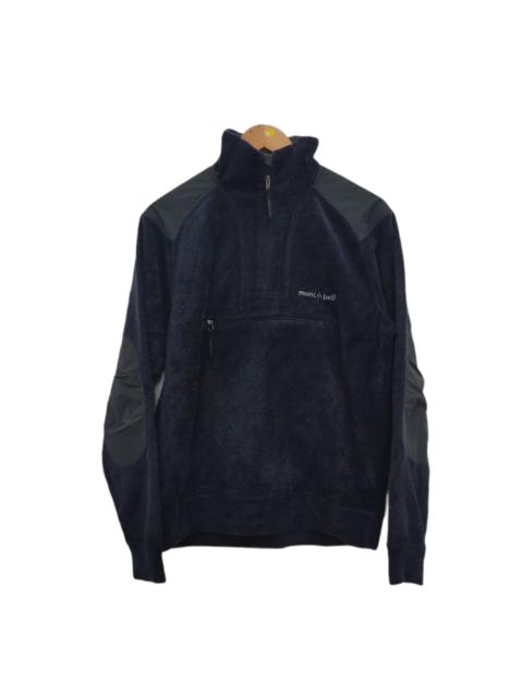 Other Designers Montbell - Anorak Fleece Wool Sweater Embroidered Logo